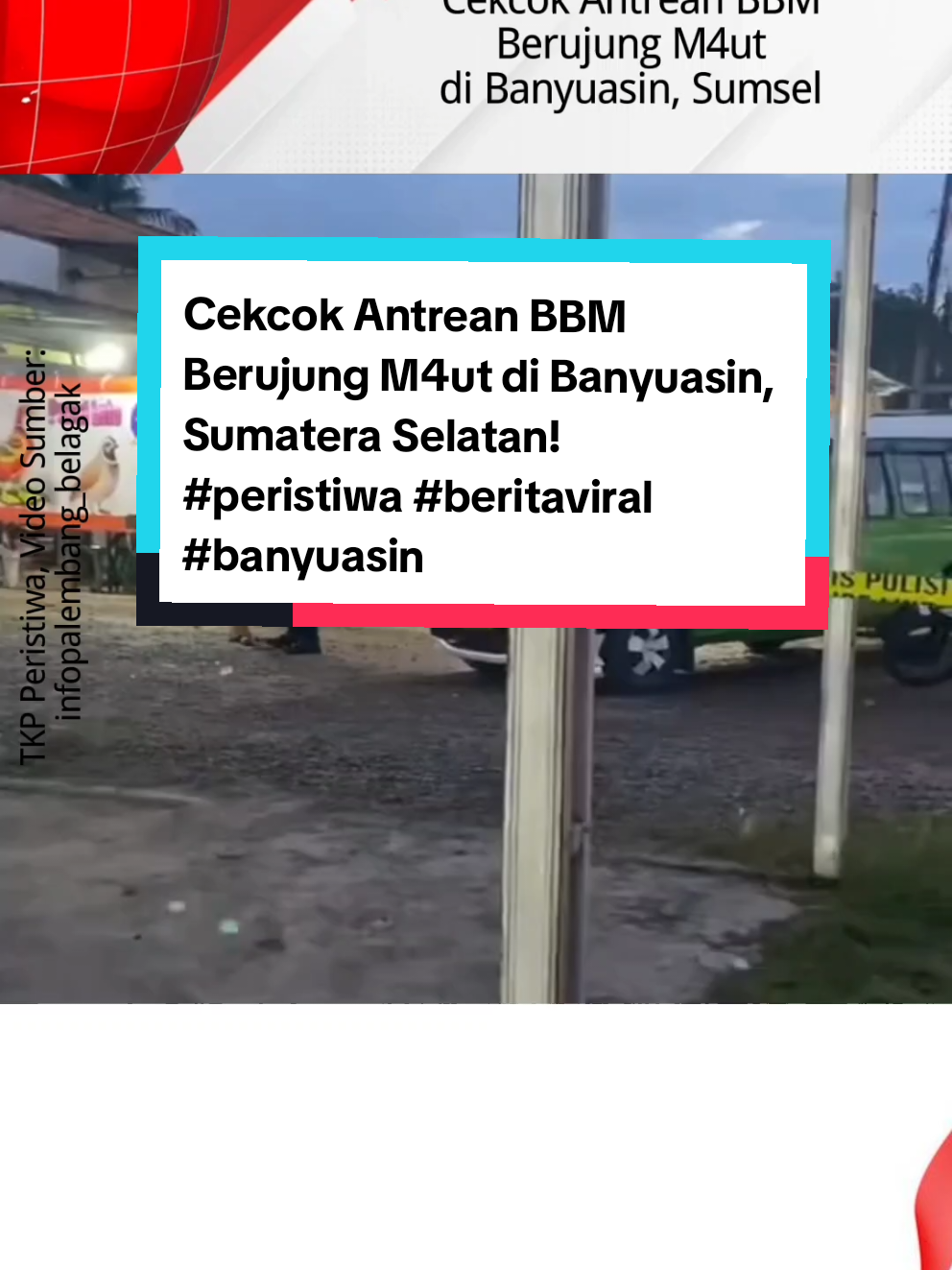 Cekcok Antrean BBM Berujung M4ut di Banyuasin, Sumatera Selatan!  #peristiwa #beritaviral #banyuasin #sumsel 