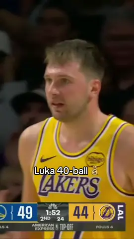 #LukaDoncic was HOT vs. the #Warriors 🔥 #Lakers #NBA #basketball