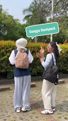 Chic never takes a break  with Gongyu Backpack, every outfit feels more polished and put-together. Its soft earth tones and waterproof design keep things elegant and easy. A must-have for girls who move with style! Available color : Khaki, Black  #Enjiid #BanggaPakeEnji #Backpack 