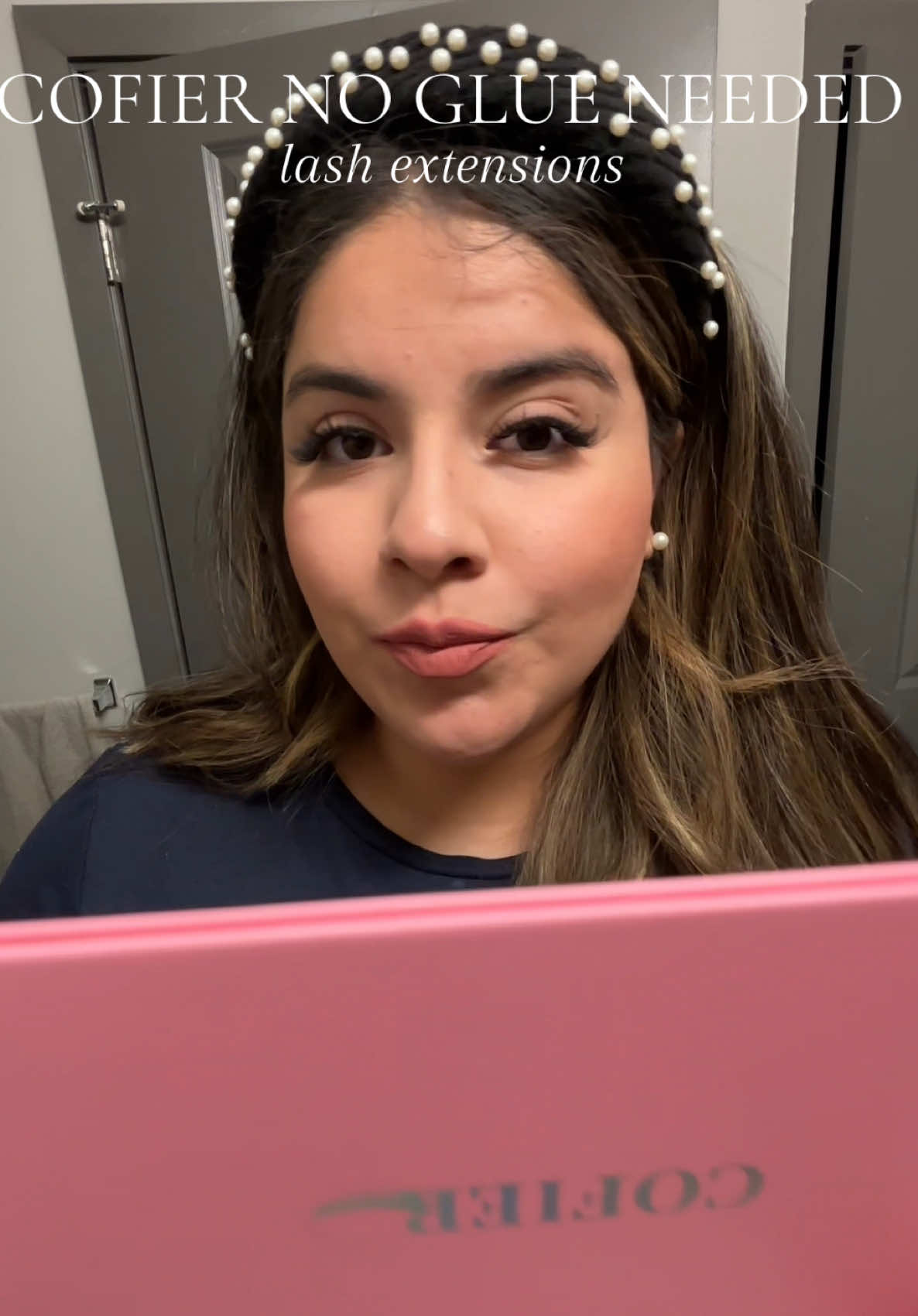 Whispering secrets… these lashes need ZERO glue 😌👁️ reusable, effortless, & kinda addictive 👀✨ #cofierlashes #nogluelashes #asmr #asmrbeauty #grwm 