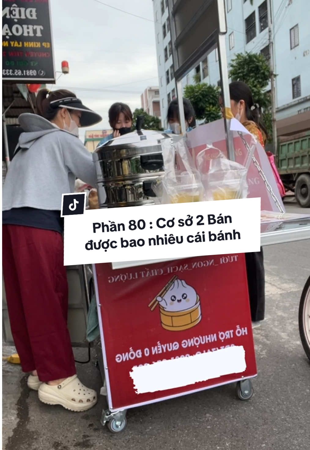 Phần 80 : Cơ sở 2 Bán được bao nhiêu cái bánh bao ?? #banhbaothuanphat #khoinghiep #ansang #banhbaobacninh 