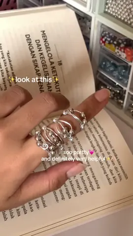 I hope many people are helped by this wire ring🥹💗🧚🏻‍♀️ #anxietyring #anxietyattack #anxietyrelief #fyp #4u 