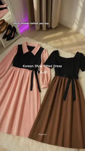 Korean Style Fitted Dress #koreanstyledress #outfit #dress #affordable #fitteddress 