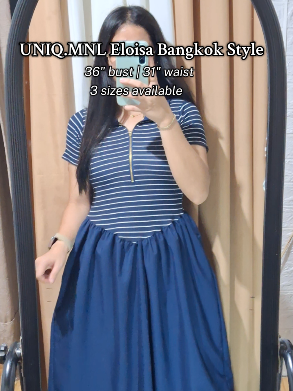 Bangkok inspired dress 🤍 #polodress #bangkokstyle #knittedtop #longdress #basicfit 