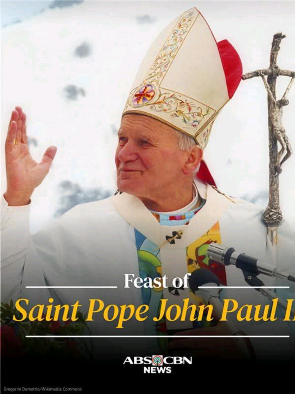 22 OCTOBER 2025 FEAST OF SAINT POPE   JOHN PAUL THE II  PRAY FOR US Feast of Saint John Paul II  Today, October 22, we celebrate the feast of a great servant of God Pope Saint John Paul II, whose life and ministry continue to inspire the faithful to live with courage, mercy, and steadfast faith in Christ. May his words and witness lead us to love more deeply and serve more faithfully. Saint John Paul II, pray for us. 🙏 #catholic #catholictiktok #catholicism #catholicfaith #catholicchurch 