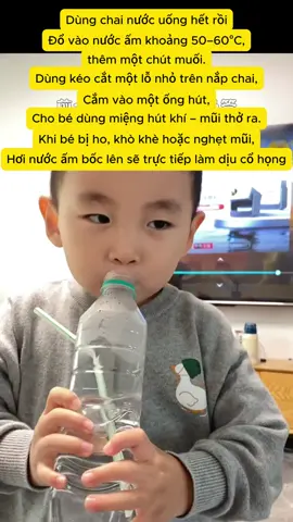 Mẹo nhỏ giúp bé đỡ ho – hết nghẹt mũi tại nhà 👶💨  #MẹoChoMẹ #ChămSócBé #MẹoHayCuộcSống #LifeHack #békhỏemẹvui 