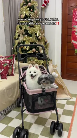 worth it na pet strolller kasi foldable na, detachable pa #dogstroller #pettrolley #dogcarrier #petcarrier #dogtrolley  disclaimer: price may vary anytime after this promotion