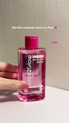 Micellar baru g2g?! 💗💗 kali inii adaa varian buat brightening nya loh, ukurannya juga gemes travel friendly 🫶🏻 #brighteningmicellar #brighteningmicellarg2g #micellarwater #g2gmicellarwater 