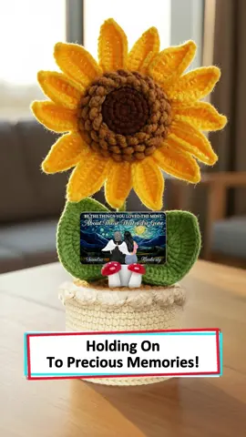 Celebrate the memory of your loved one with this personalized crochet plant pot 🌿 #wanderprints #personalized #gifts #memorial #giftsforher