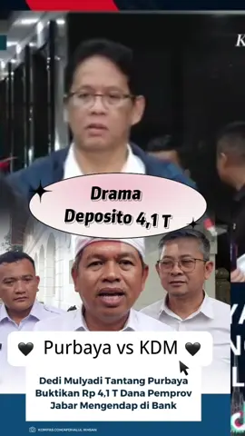 Drama 4,1 Triliun: Antara Data Purbaya dan Bantahan KDM. Katanya uang Pemda Jabar ngendap di bank sampai 4,1 triliun  Purbaya: “Itu bentuk deposito.” KDM: “Depositonya di mana? Saya aja nggak tahu!”  Jadilah dua pejabat debat di panggung data.  Satu bawa laporan, satu bawa bantahan. Yang rakyat tunggu cuma satu: Dana cair, pembangunan lancar, bukan drama rekening lancar! #DramaDepositoJabar #KDMvsPurbaya #UangNgendapLagiViral #DanaRakyatBukanDrama #TransparansiBukanDebat #kdm #kangdedimulyadi #purbaya #menkeu 