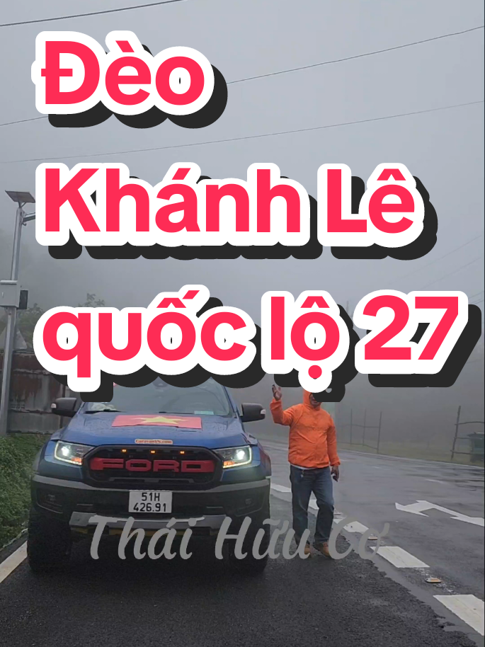 Đèo Khánh Lê trên quốc lộ 27C Nối Nha Trang Đà Lạt. #thaihuuco #dalat #nhatrang #deokhanhle #laixeantoan 