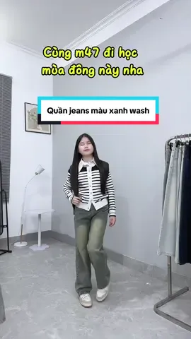 Mẫu quần jeans đi học dành cho nấm nè🍄😍 #quannamlun #quanongrong #quannuxinh #namlun #fyp 