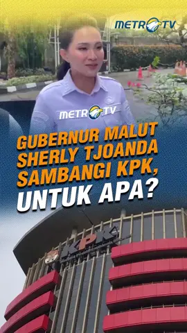 Gubernur Maluku Utara Sherly Tjoanda menyambangi KPK untuk berkonsultasi soal memperbaiki skor monitoring center for prevention (MPC) di wilayahnya, Rabu (22/10). #MetroTV #tiktokmetrotv #beritaviral #metrotvnews #terkini #viral #fyp #sherlytjoanda #kpk #korupsi #malukuutara #gubernurmalukuutara