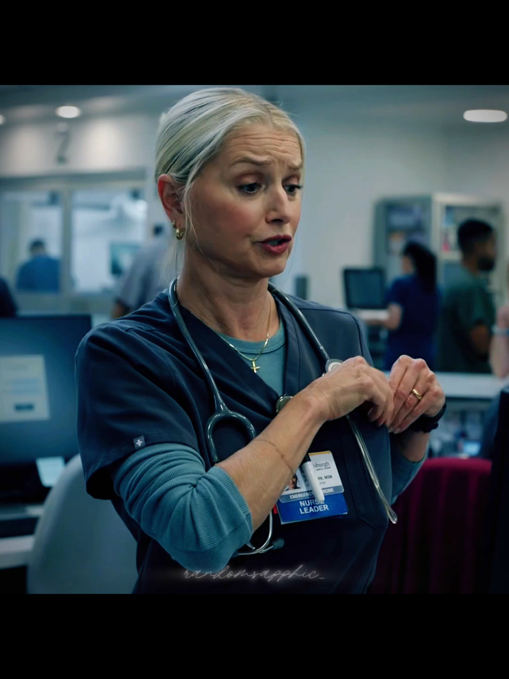 this is so stupid and i love it #danaevans #nursedana #katherinelanasa #thepitt #fyp 