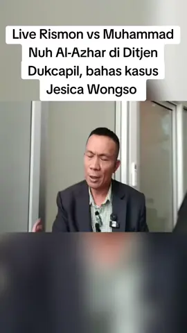Live Rismon vs Muhammad Nuh Al-Azhar di Ditjen Dukcapil bahas kasus Jesica Wongso  #rismon #jessicawongso 