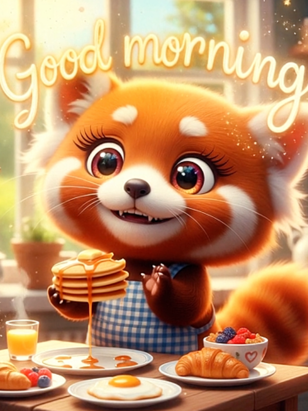 Good morning ❤️ | ai treanding video fyp | #sweet #goodmorning #fy #viral #cute 