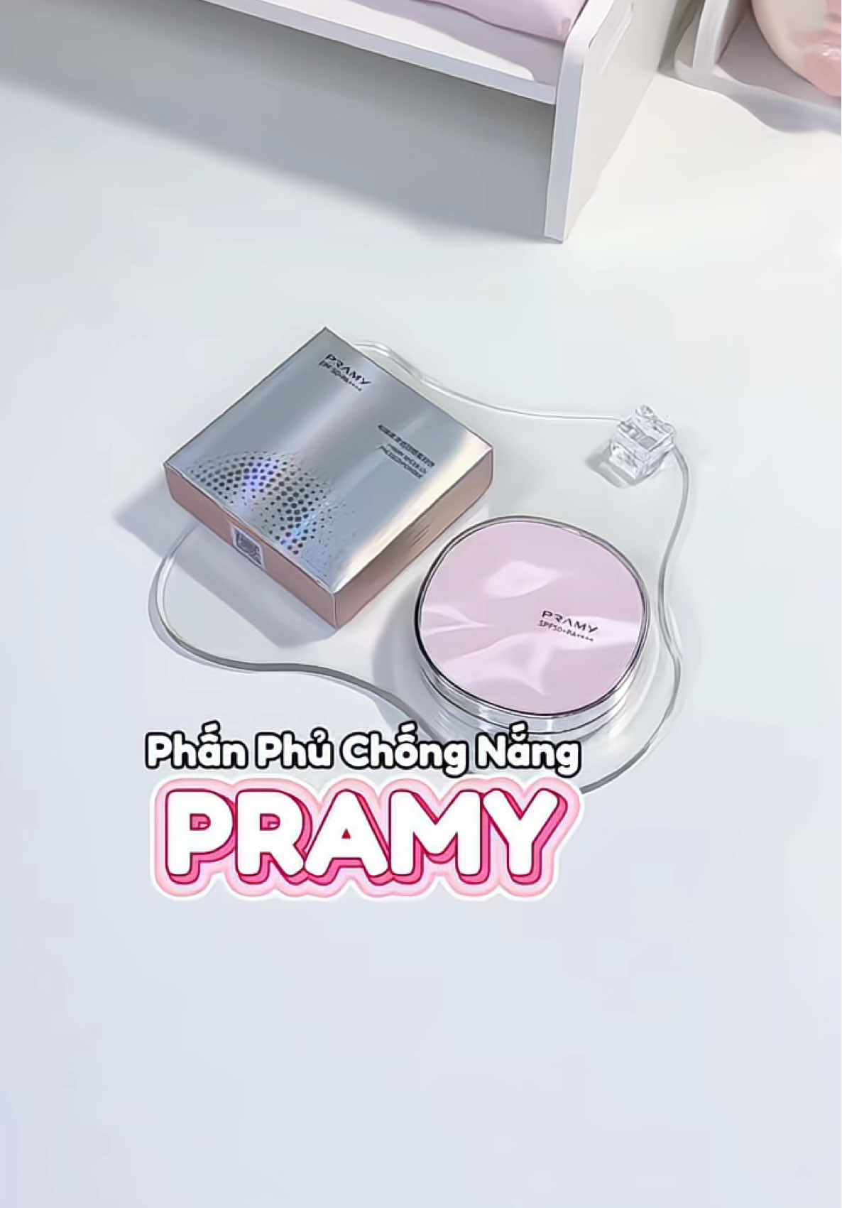 Phấm phủ chống nắng nhà Pramy nè  #reviewlamdep #pramy #phấnphủkiềmdầu#pramyvietnam #makeup 