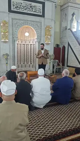 كلمة للرئيس أحمد الشرع في أحد مساجد دمشق عقب صلاة فجر اليوم