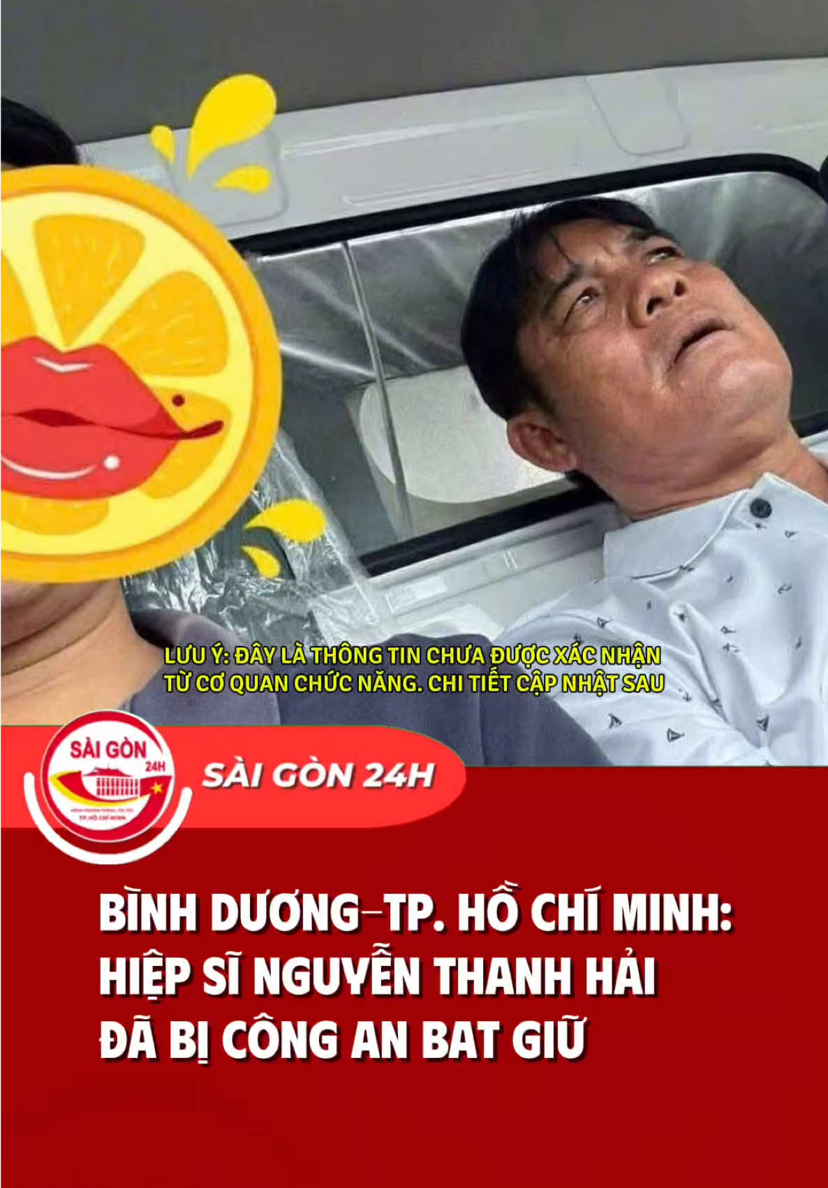 Mạng xã hội lan truyền thông tin Hiệp sĩ Nguyễn Thanh Hải nổi tiếng Bình Dương đã bị bắt giu. Thông tin mới nhất sẽ được cập nhật sau #saigon24h #tintuc #nguyenthanhhai #hiepsinguyenthanhhai 