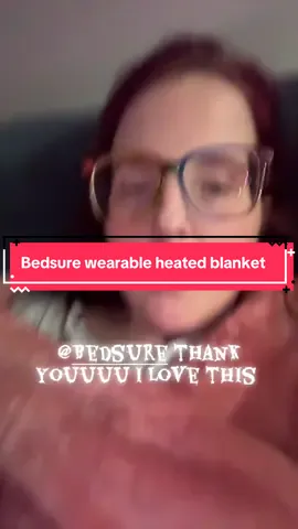 #bedsure #wearableheatedblanket #WarmUpForHolidays #tiktokshopcreatorpicks #tiktokshopchristmas 