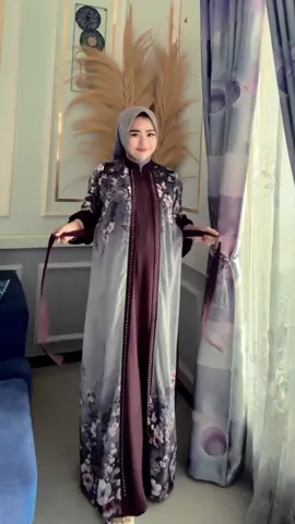 Dinara dress mahogany paling bestseller 🤎