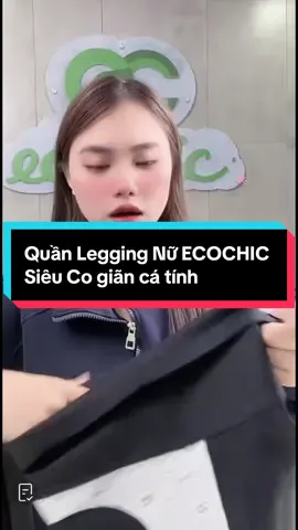 Quần Legging Nữ ECOCHIC Siêu Co giãn cá tính#thuyxinhlunglinh996 #thoitrang #quancogian4chieu #quancatinh 