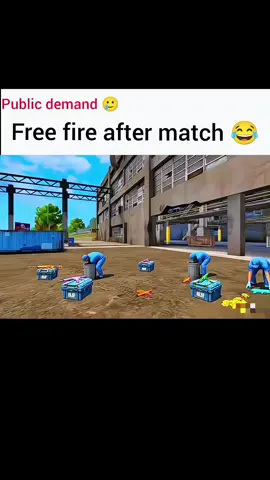 on public demand 😂 free fire after match 😁 #foryoupage #freefire #fyp #jerryff #video 
