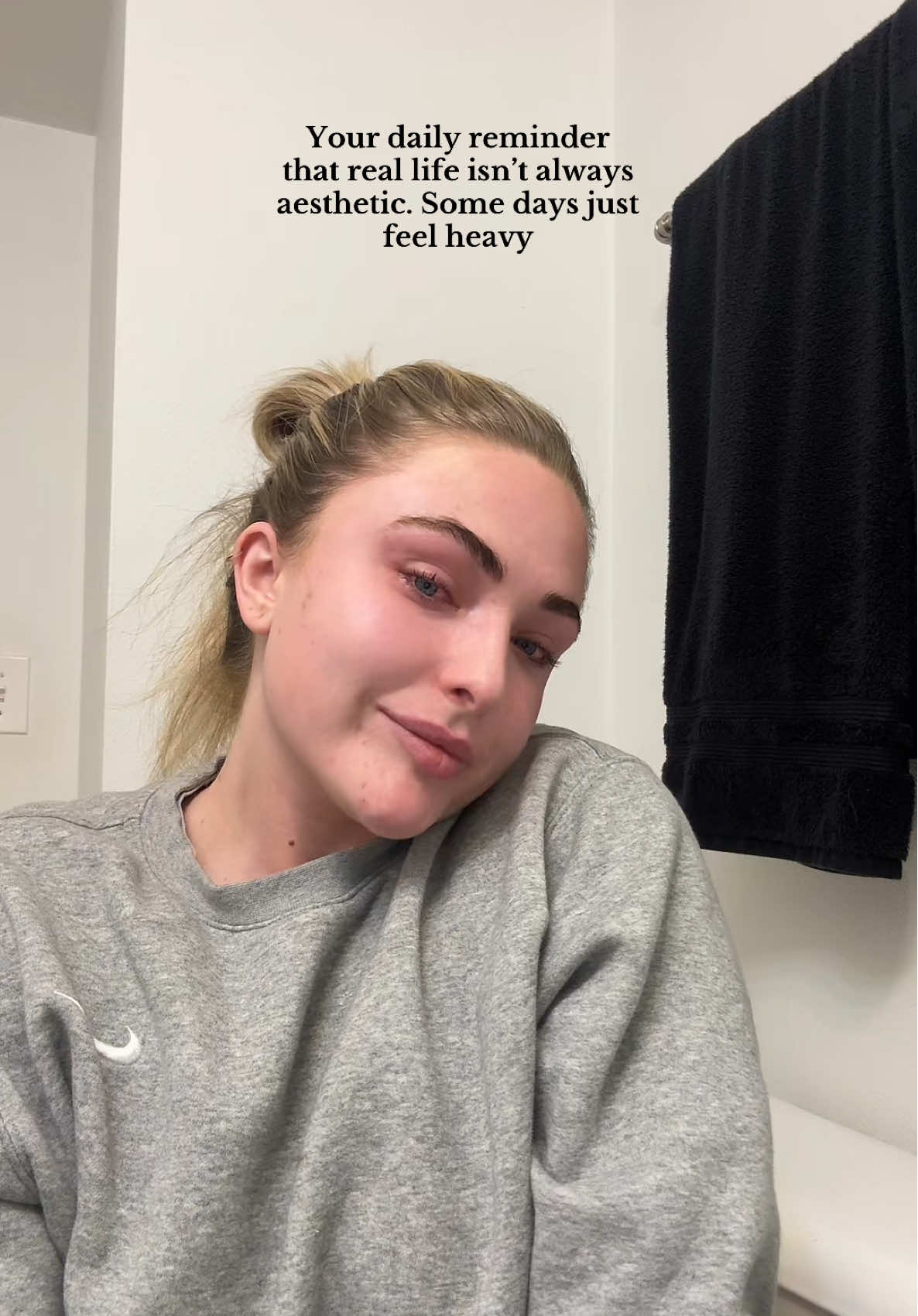 We get so used to seeing the highlight reels that we forget — it’s okay to have an off day 🤍 #fyp #selflove #SelfCare 