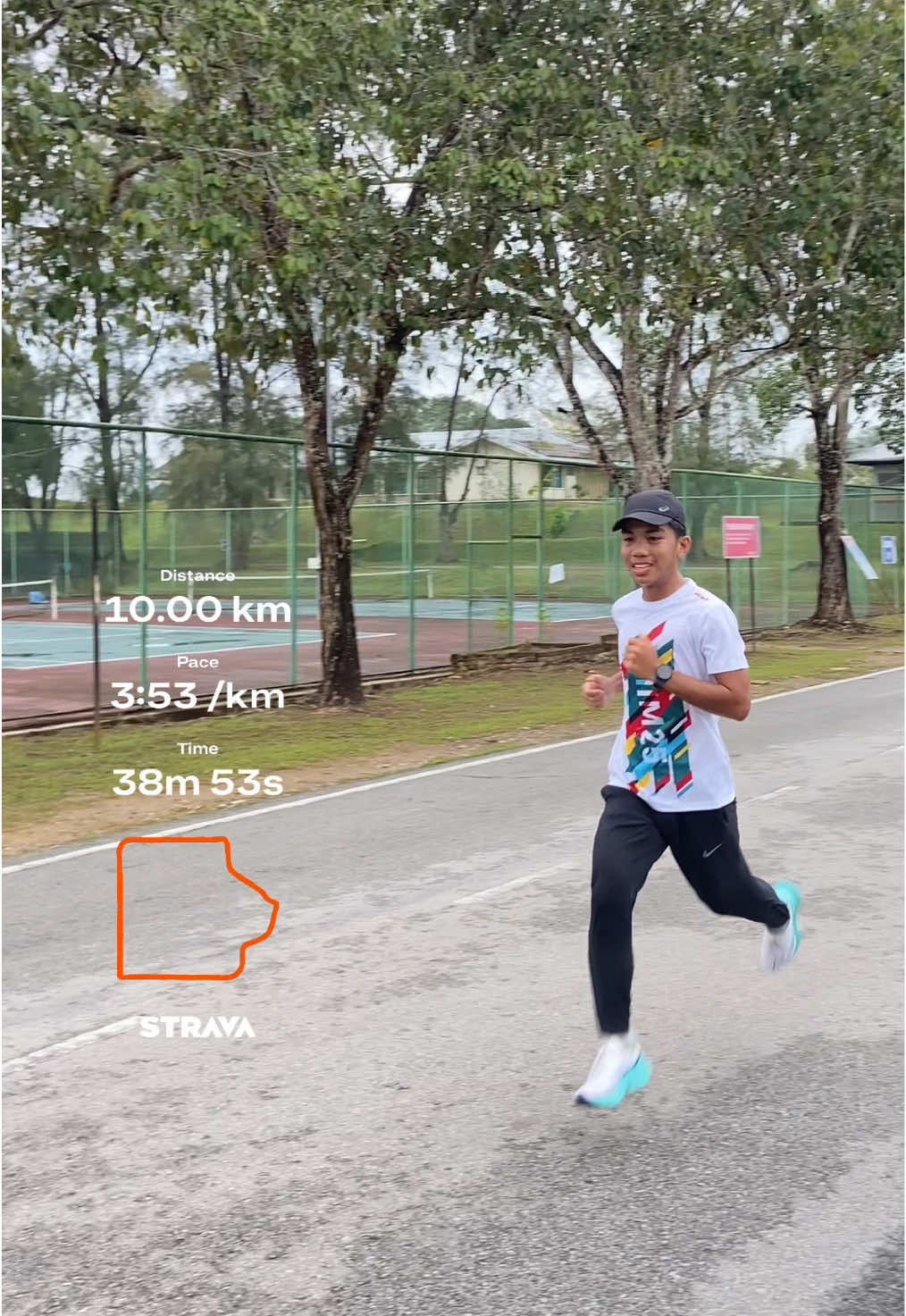Tempo run selepas kelas . Layan looping dan bukit 😂 thank you @msnsyakirJ ambik video #jertehrunnersclub🏃 #pelarikonten #Running 