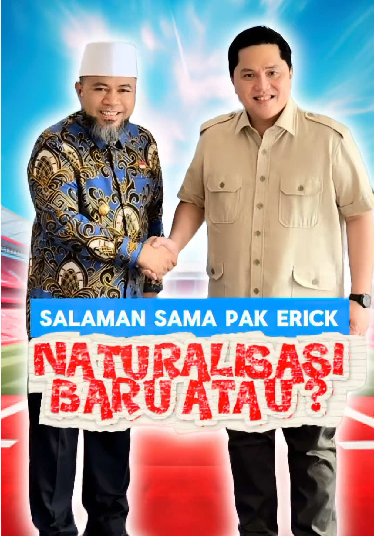 TERUS BERJUANG UNTUK MERAH PUTIH @Erick Thohir @KEMENPORA RI  #indonesia🇮🇩 #presiden #prabowo 