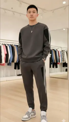 Mùa lạnh mặc gì? Bộ quần áo nỉ chéo BN004 cân hết! Ấm áp mà vẫn phong cách, trẻ trung. Sắm ngay để không bị 