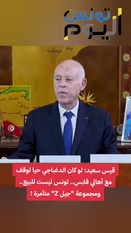 الرئيس قيس سعيد يهاجم جيل زد: النظام السابق كان يريد التفريط في المجمع الكيميائي والتفريط في تونس! #قيس_سعيد #الرئيس_قيس_سعيد #تونس #تونس🇹🇳 #GenZ 