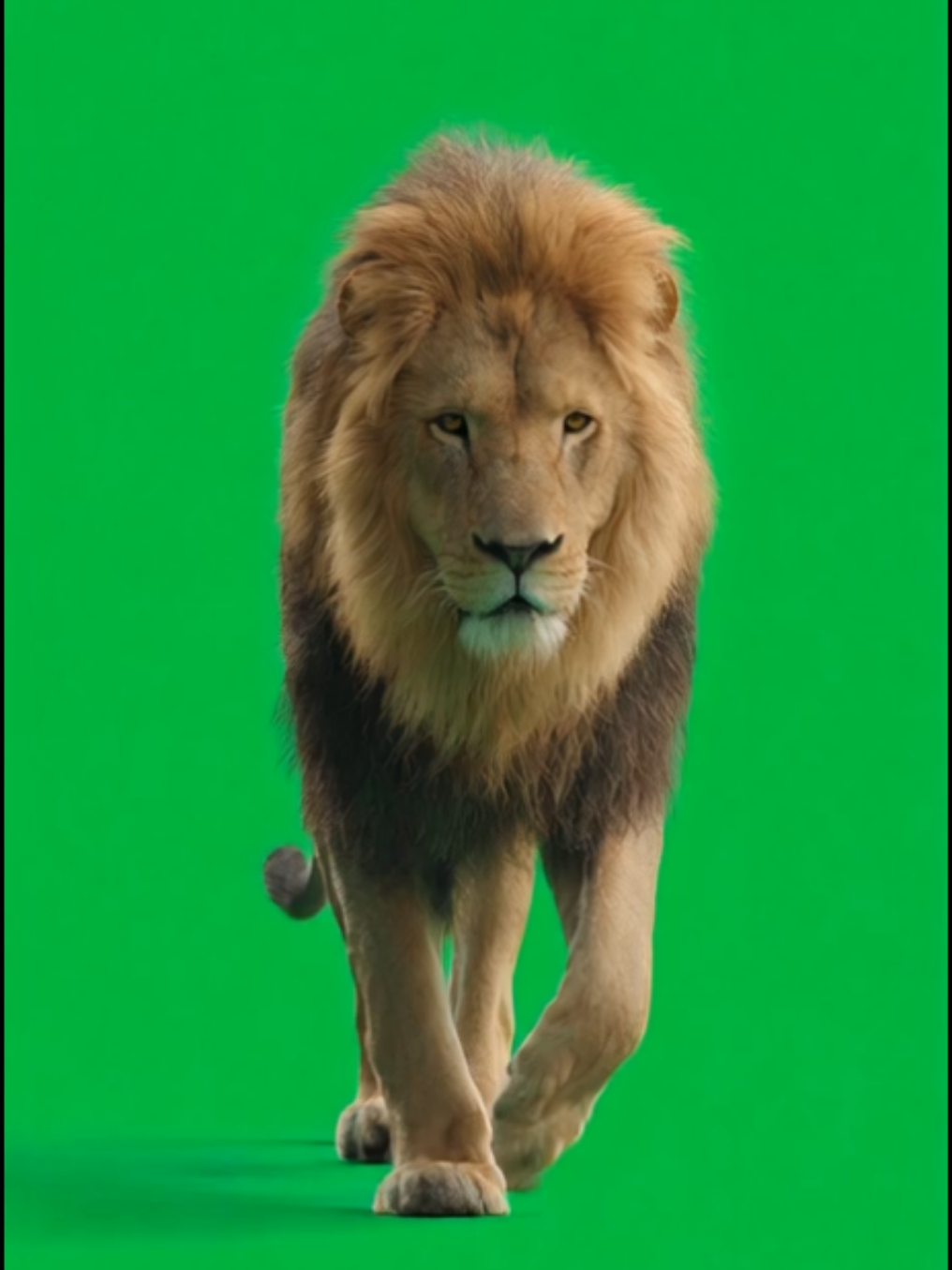 Lion Walking Attitude Green Screen compilation. #lion #attitude #GreenScreen #greenscreensticker #fyp 