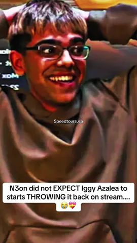 N3on did not EXPECT Iggy Azalea to starts THROWING it back on stream….😭💝#wendyortiz #fyp #n3on#iggyazalea #wow 