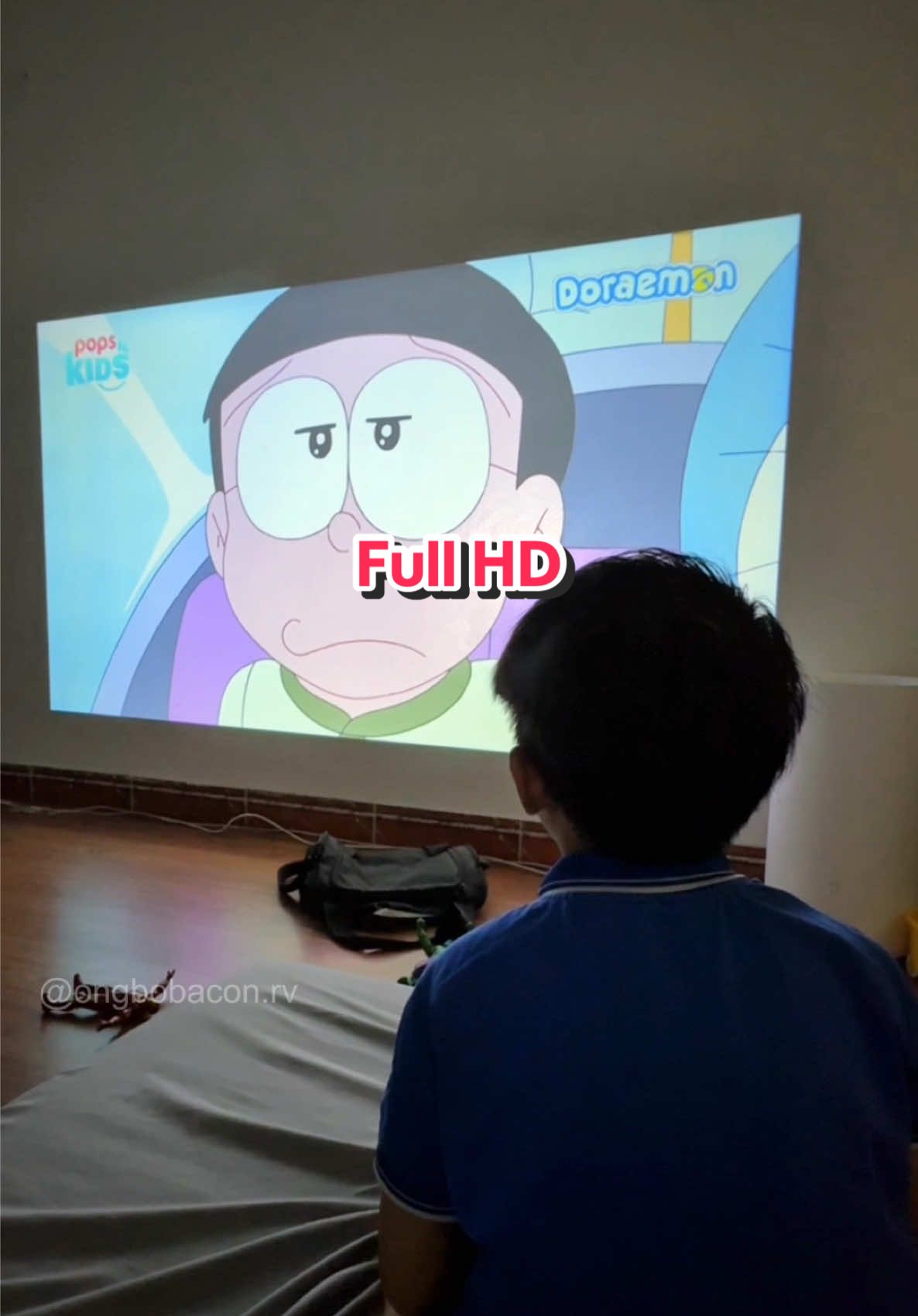Trả lời @CoolKid Máy chiếu V1 Full HD, độ sáng cao #ongbobaconreview #LearnOnTikTok 