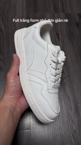 Giày trắng full form nhỏ basic lắm nè #giaysneaker #giaythethao #giaynamnu #leonerva #leosneaker47 