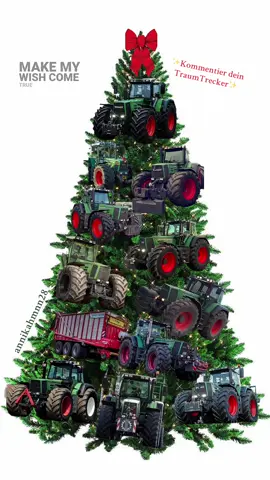 Was wünscht du dir?🎄🎁/📸 Check doch mal mein neues insta Bild aus😉/Kommentier dein TraumTrecker😍🔜 #alliwant #trend #weihnachtsbaum #fendt #CapCut 