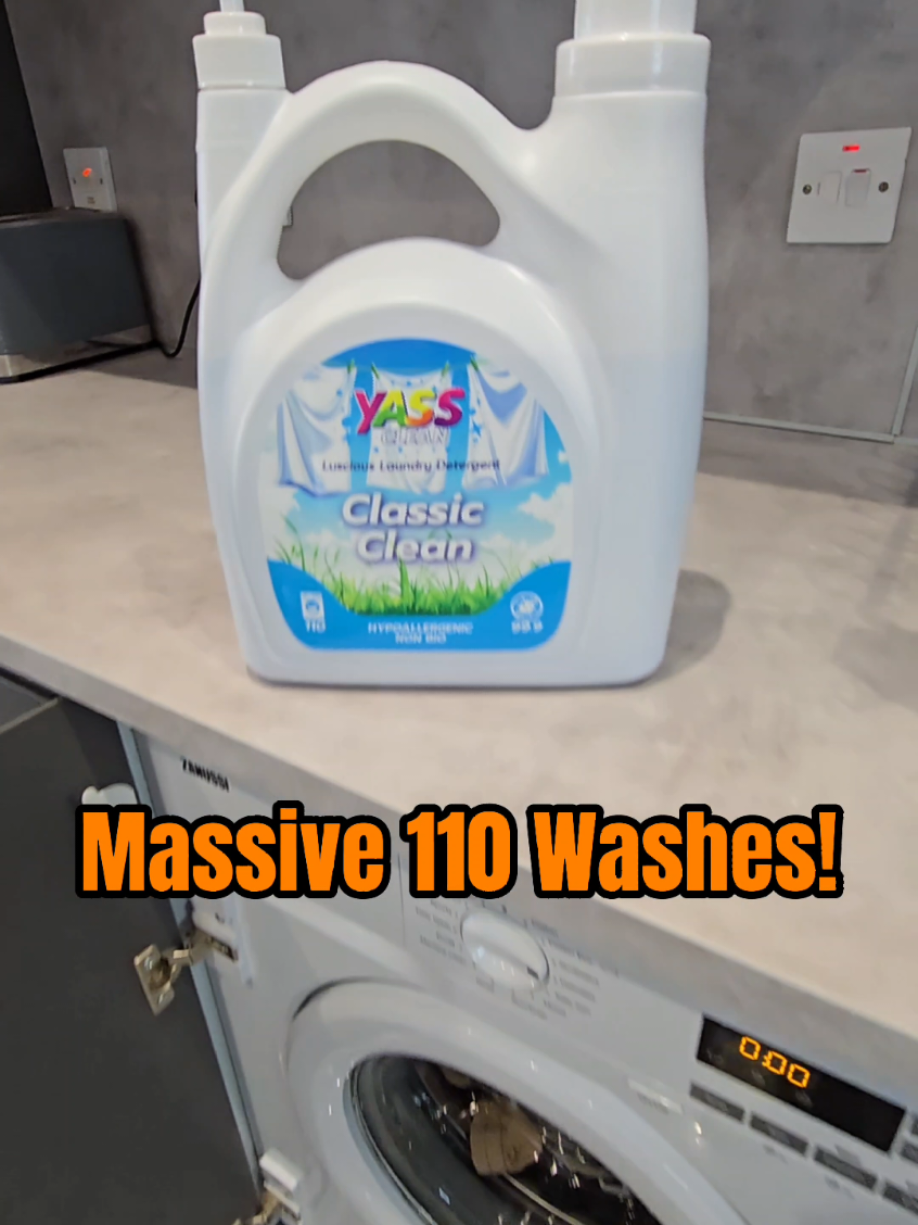 5 litre Yass Clean Laundry detergent  #laundrydetergent #washing #laundry #yass #tiktokmademebuyit 
