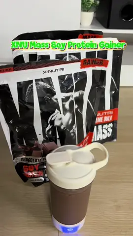แมสซอยโปรตีน XNU Mass Soy Protein Gainer ถุง 900 กรัม รสช็อกโกแลตทานง่าย #โปรตีน #แมสซอยโปรตีน #แมสซอยโปรตีนเพิ่มน้ําหนักเพิ่มกล้าม #โปรตีนสร้างกล้าม #รีวิวของดีบอกต่อ 