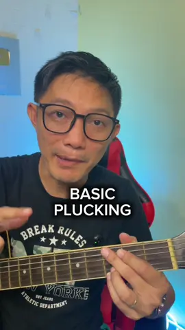 Basic Plucking #guitar #plucking #guitartutorial #sirnonito 