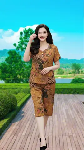 đồ nhà mà vẫn phải đẹp, mẹ mặc set này ai nhìn cũng khen sang #dobotrungnien #doboluanhap #dobocaocap #thoitrangnu #thoitrangtrungnien 