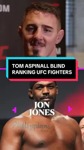Blind Ranking UFC fighters with Tom Aspinall 🎥 #ufc321 #UFC #mma #tomaspinall #blindranking 