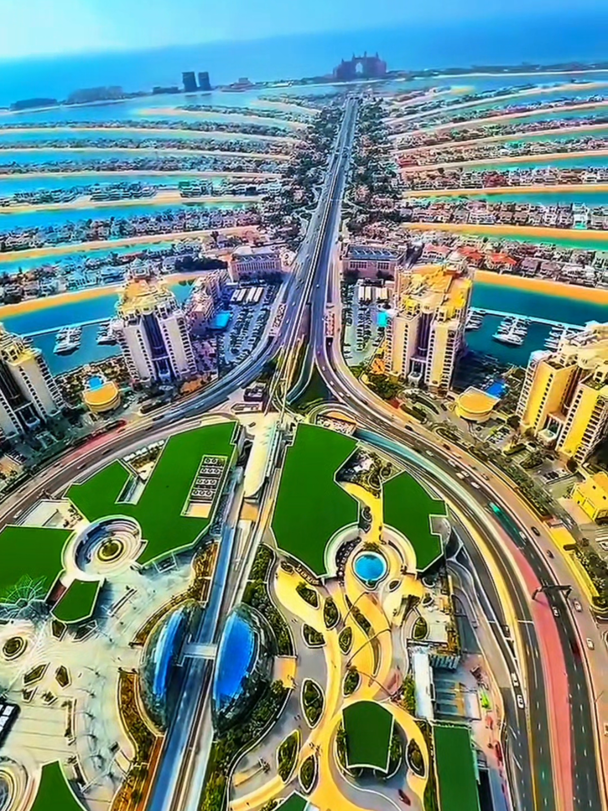 Palm jumeirah dubai #unitedarabemirates #dubai🇦🇪 #visitdubai #dubaitravel  #creatorsearchinsights 