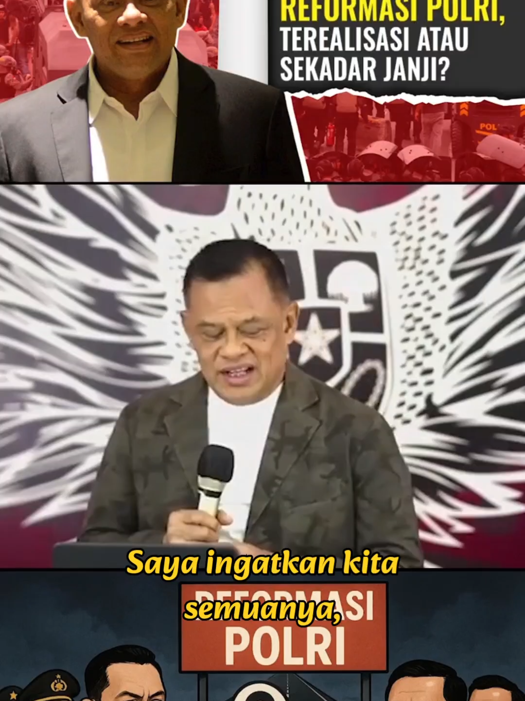 Reformasi Polri mandek karena terlalu banyak yang takut kehilangan jabatan 😏 #ReformasiPolri #PolriMandek #NetizenSinis #KritikPublik #BeritaViral