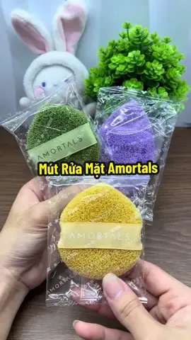☘️ Bông mút rửa mặt Amortals Không kém gì máy rửa mặt tiền triệu. Rẻ lại Xịn dùng thích thật #viral #mutruamat #amortals #mutruamatamortals #miengruamat 