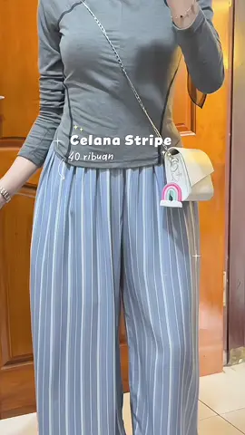Bahan Rayon Adem bangetttt 💗 Cakep bgt buat ootd an🎀☝🏻 #fyp #celanastripe 