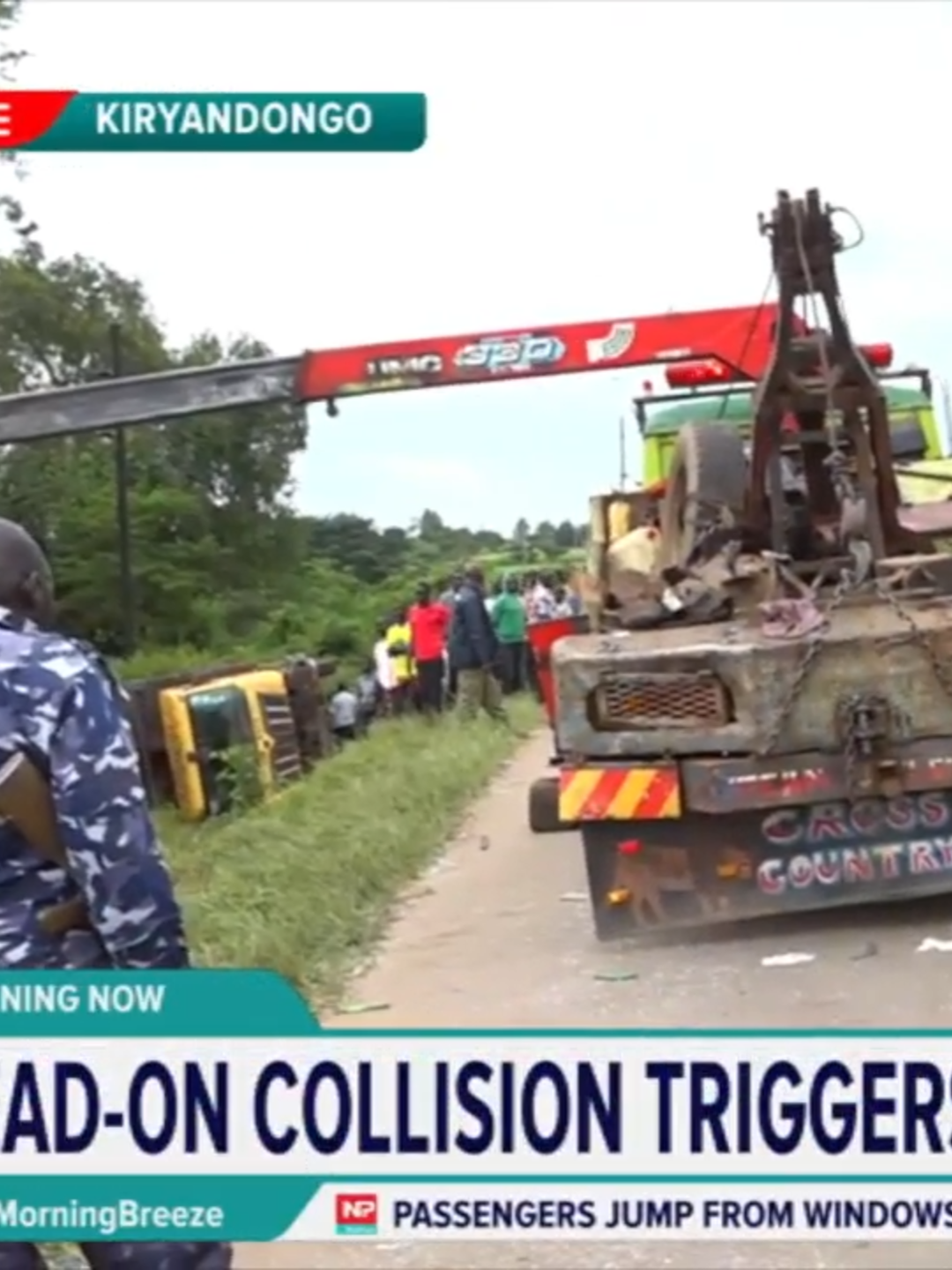 BREAKING: At least 63 people have died, and several others have sustained serious injuries in a devastating road accident involving four vehicles on the Kampala–Gulu Highway early Wednesday morning. More details to follow. @hakiimwampamba #NBSUpdates