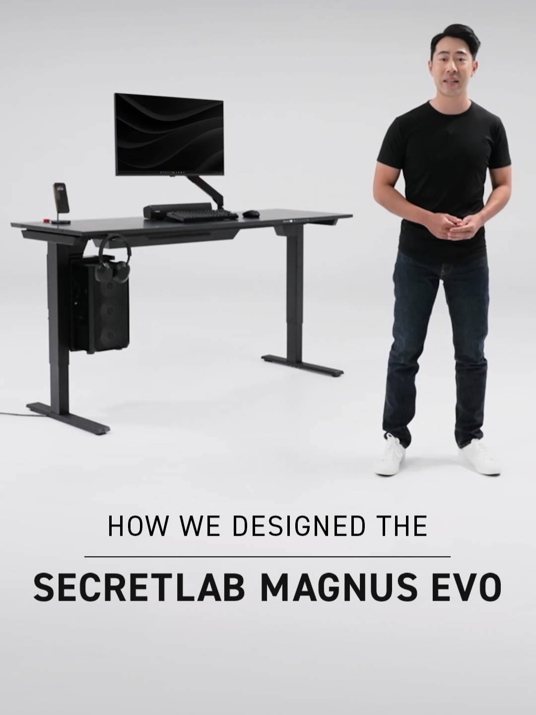 Built with the same obsessive detail as our flagship desk. Made for everyone. Hear from our Head of Industrial Design, Vincent Sin, about what’s new in the Secretlab MAGNUS Evo Sit-to-Stand Desk. #Secretlab #MAGNUSEvo #deskorganization