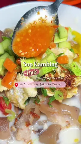 SOP KAMBING TER-ENAK LANGGANAN AKU DI CIJANTUNG, JAKARTA TIMUR😍🙌🏻 #sopkambing #cijantung #pasarrebo #jakartatimur #kulinertiktok 