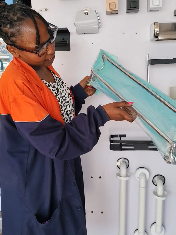 Want to elevate your bathroom game?  All our outlets are  fully stocked with all the essentials, from towel rails,rings to toilet grab holders.  Trust us, your bathroom will thank you.   #KPFCBuilders #BathroomGoals #EssentialsForDays #KPFCBuildersHw 📞0708883057 📧 sales@kpipes.co.ke